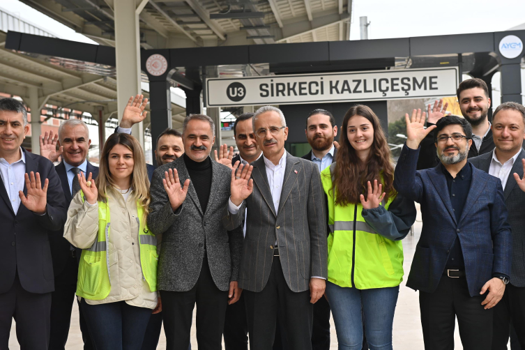 Sirkeci-Kazlıçeşme Raylı Sistem Hattı yarın açılacak